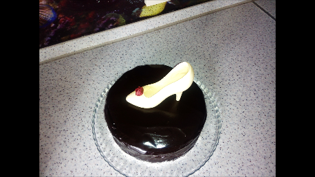 Туфелька из шоколада