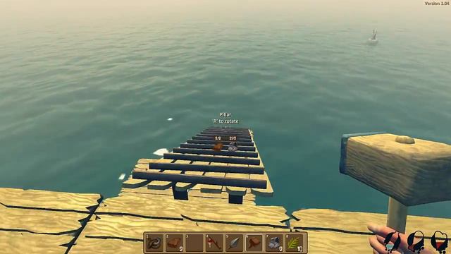 RAFT: Я буду жить!!!! Построил ДОМ на корабле! #4 смотреть онлайн