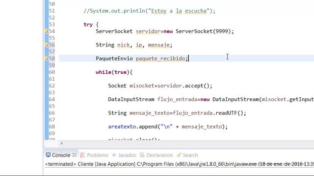 Curso Java. Sockets IV Creación de chat II. Vídeo 193 смотреть онлайн