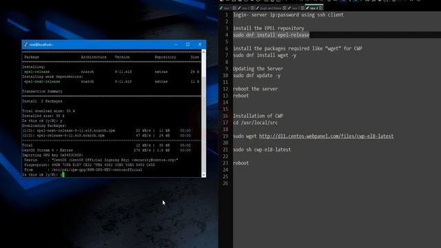 How to Install CentOS Web Panel (CWP) on CentOS 8 | Step by Step Tutorial смотреть онлайн