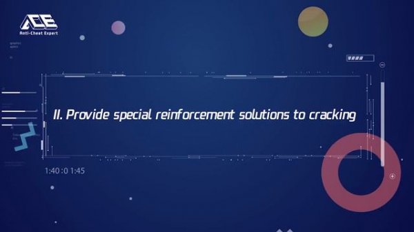 Anti-Cheat Expert helps the game companies protect the games from cheating problems