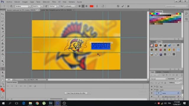 *NEW 2017*: Free Photoshop Banner Template: Gaming Banner & Logo & skins alis gota Template смотреть онлайн