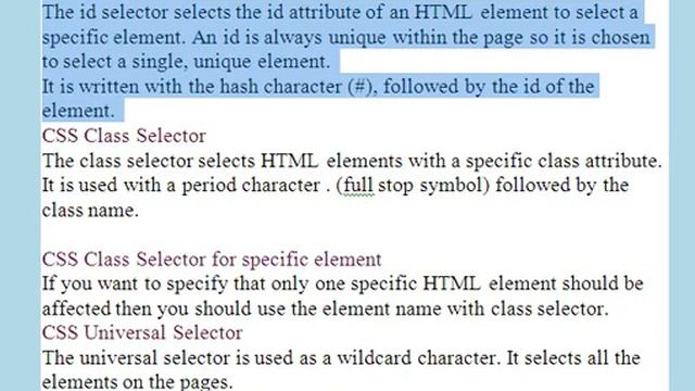 css selector смотреть онлайн