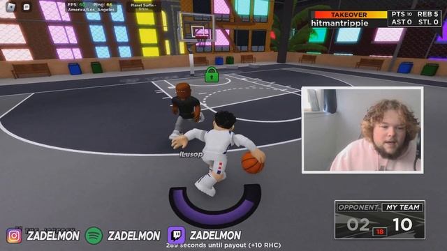 I HIT 80 OVERALL ON MY DEMI GOD BUILD IN THIS ROBLOX BASKETBALL GAME @ RH2! смотреть онлайн
