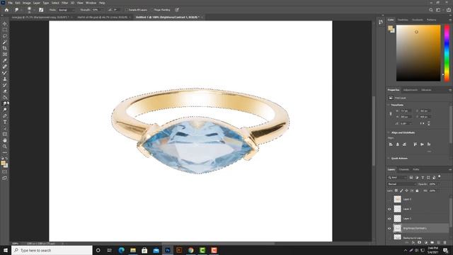 Simple High End Jewelry Retouching in Photoshop смотреть онлайн