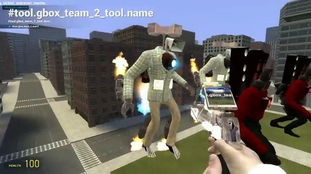 NEW TV MAN MECHA BOSS VS MECHA CRAB CONTROLS! In Garrys Mod! смотреть онлайн