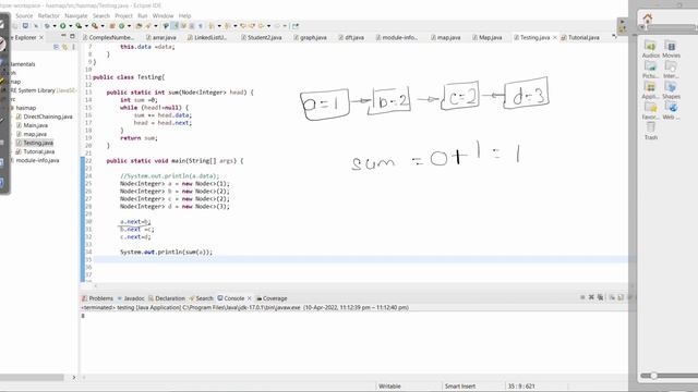 Sum of Linked List in Java | Data Structure and Algorithm смотреть онлайн
