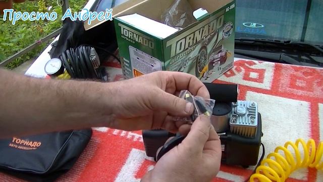 АВТОМОБИЛЬНЫЙ КОМПРЕССОР ТОРНАДО АС 805 смотреть онлайн