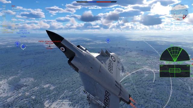 Javelin FAW Mk.9 vs. MiG-17s & Saab 105s | Full Match | War Thunder смотреть онлайн