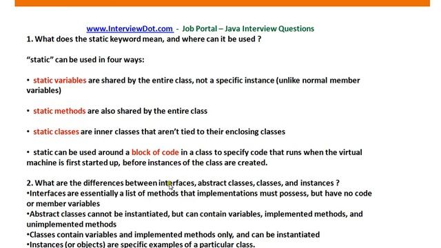 WHAT IS STATIC IN JAVA смотреть онлайн