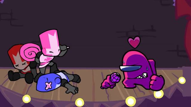 FNF cover. unlikely rivals but pink knight and pink impostor sing it смотреть онлайн