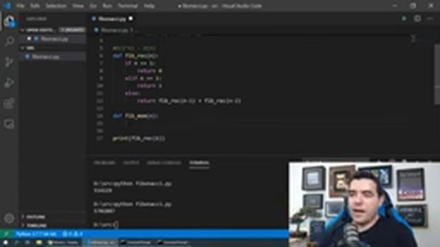 Algoritmos para calcular número de FIBONACCI. Questão de Entrevista. смотреть онлайн