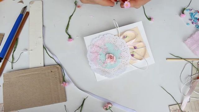DIY открытка на 8 марта "Hameleon" Handmade ручная работа смотреть онлайн