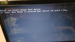 Reboot and select proper boot device