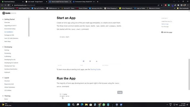 Install Latest version ionic on your Windows 11 - PC Easyly! || nodejs || Angular || React смотреть онлайн