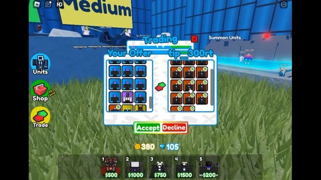 Трейд МИФИКА Titan camera upgrade в Bathtub Tower Defense ROBLOX! РОБЛОКС ТРЕЙД В ТУАЛЕТ+КОНКУРС смотреть онлайн