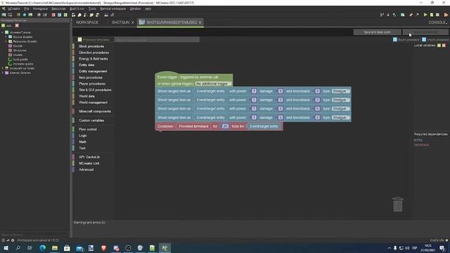 Shotgun Tutorial for Mcreator 2021.1 смотреть онлайн