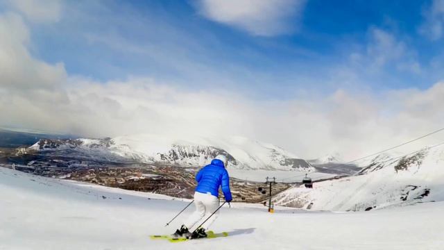carving ski /карвинг горные лыжи Хибины смотреть онлайн