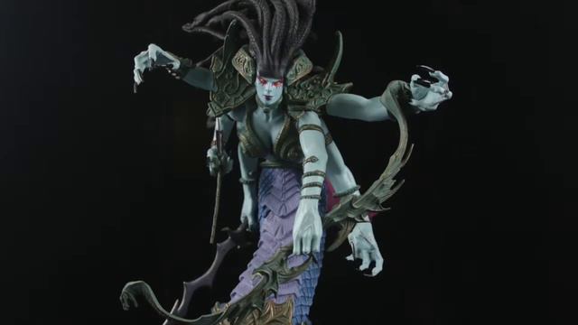 World of Warcraft Lady Vashj Deluxe collector figure смотреть онлайн