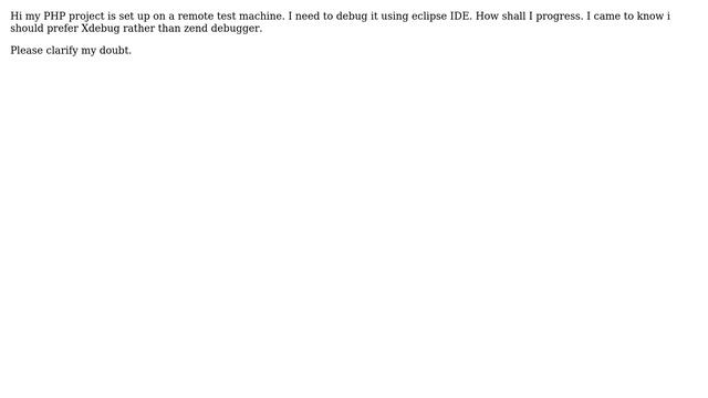 DevOps & SysAdmins: How to use xdebug with eclipse IDE for PHP? смотреть онлайн