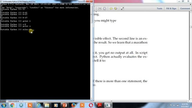 Python Programming - Interpreter types Interactive mode and script mode(Tamil Tutorial) смотреть онлайн