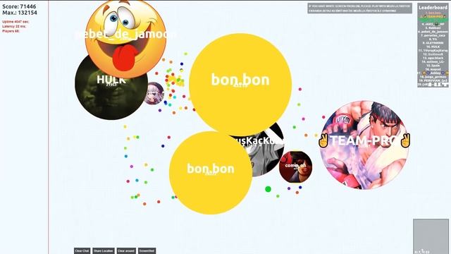 Solo Bonbons vs teams in agarblack смотреть онлайн