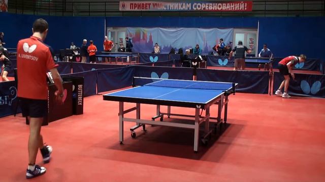 ЛИВЕНЦОВ - ТИХОНОВ ЧЕМПИОНАТ МОСКВЫ 2021 #tabletennis #настольныйтеннис
