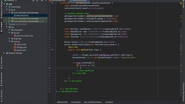 Case Project 4.2 Car Wash App Tutorial | Android Boot Camp | Android for Beginners | Java Coding смотреть онлайн