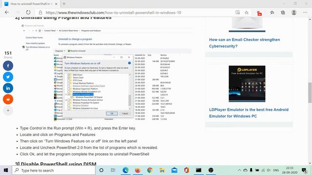 How to uninstall PowerShell in Windows 10 смотреть онлайн