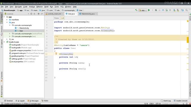 Android tutorial (2018) - 24 - Room Database- Prepare & Configure Room смотреть онлайн