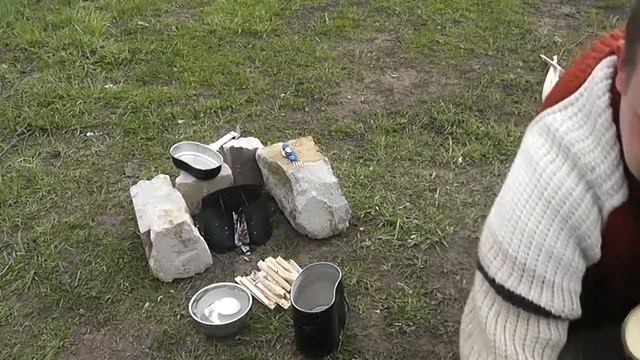 Приготовление Риса с Тушонкой на реке смотреть онлайн