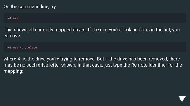 How do I unmap a disconnected network drive in Windows 7? смотреть онлайн