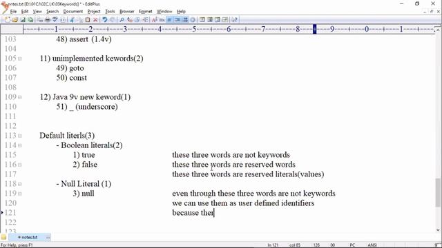 [Java Tutorial]:Java keyword and token level important point n interview questions (09/09/2020) смотреть онлайн