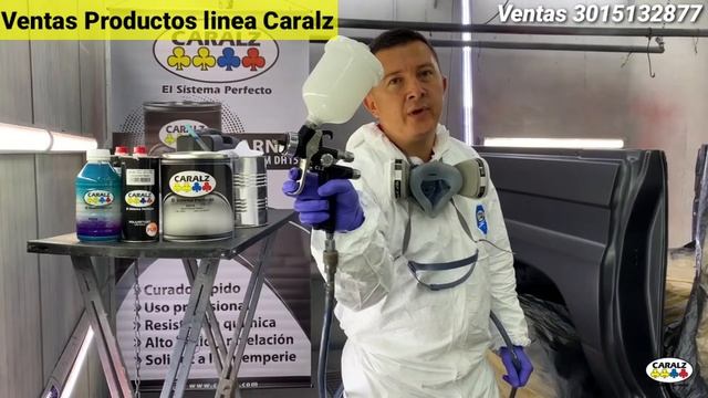 Barniz Premium DH15 marca Caralz utilizando aerografo la GLOSS X1 boquilla 1.3 смотреть онлайн