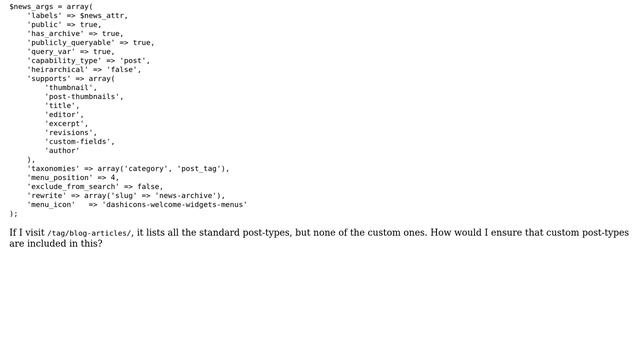 Wordpress: Tag page with Custom Post Types not returning any posts смотреть онлайн
