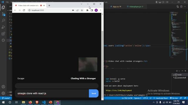 omegle clone with react смотреть онлайн