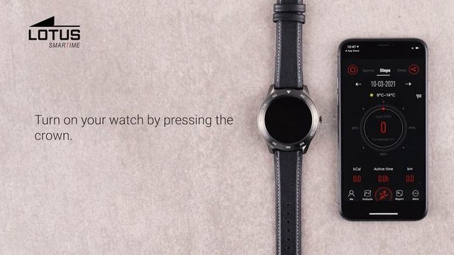 Smartwatch Lotus SmarTime - How To Connect Your Lotus SmarTime (English)