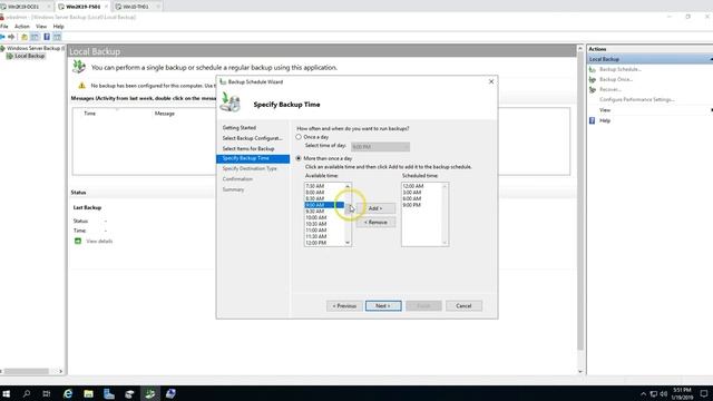 Windows Server 2019 Training 33 - File Server Backup and Restore by using Windows Server Backup смотреть онлайн