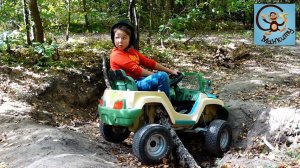 Дети и Машина. Диана и Даня на полицейской машине спасают Милана от Волка. Манкиту