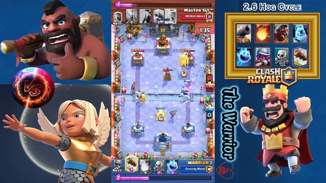 2 6 Hog Rider Cycle VS Battle Healer "Warrior 2" - Clash Royale смотреть онлайн