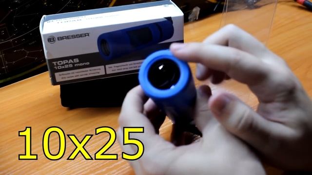 Спутник в дороге! Монокуляр Bresser Topas 10x25 Blue смотреть онлайн