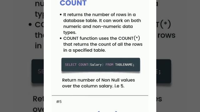 Aggregate Functions in SQL | SQL смотреть онлайн