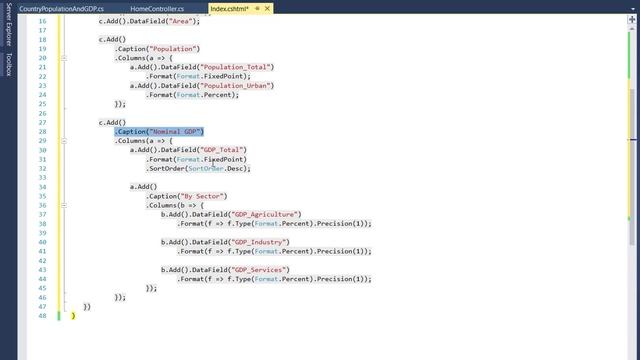 DevExtreme ASP.NET MVC Grid: Banded Columns смотреть онлайн