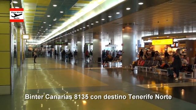 Spanish Airport Announcements Binter Canarias to Tenerife Norte смотреть онлайн