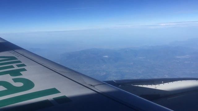 Alitalia Full Flight ✈️ Take off Bari BRI- Landing Rome FCO - A320 смотреть онлайн