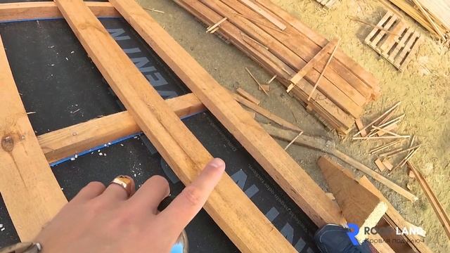 Двускатная кровля. Модульная черепица. Часть 2. смотреть онлайн