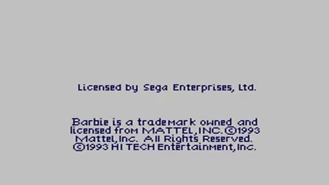 Master System Longplay [554] Barbie Super Model смотреть онлайн