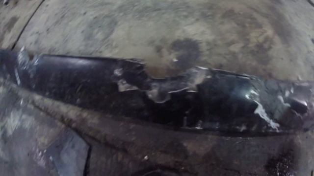 Сложный ремонт бампера.Качественная пайка без донора.(часть 4) смотреть онлайн