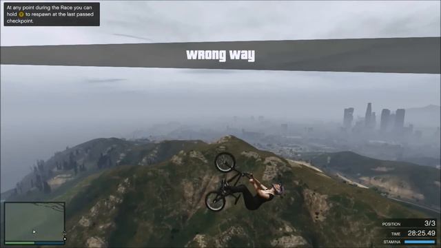 GTA V Online World Record BMX Flight! смотреть онлайн