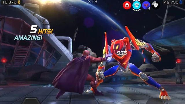 Magneto VS Peni Parker - Alliance War (Node 53) Polka Dot Power | Marvel Contest of Champions смотреть онлайн